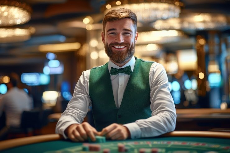 Live casino dealer and sports betting dashboard